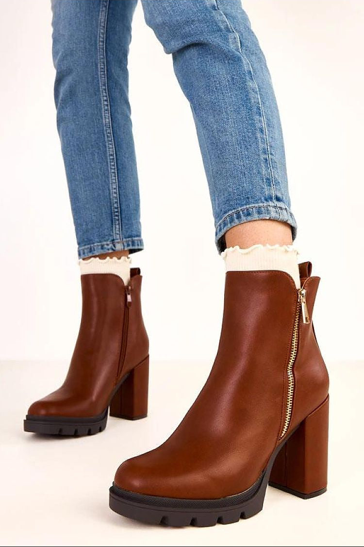  Laarsjes met hoge hak model 220577 Solea 