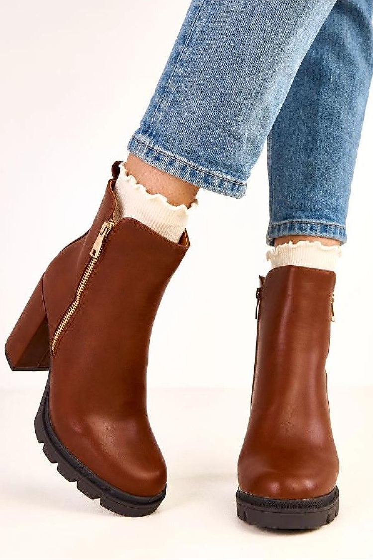  Laarsjes met hoge hak model 220577 Solea 